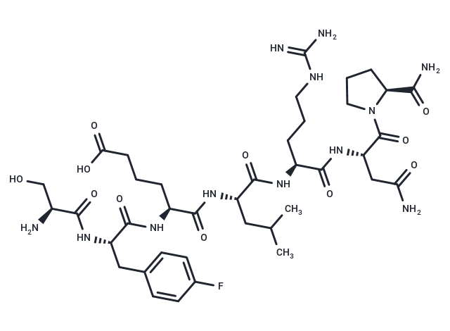 Ser-parafluoroPhe-Aad-Leu-Arg-Asn-Pro-NH2