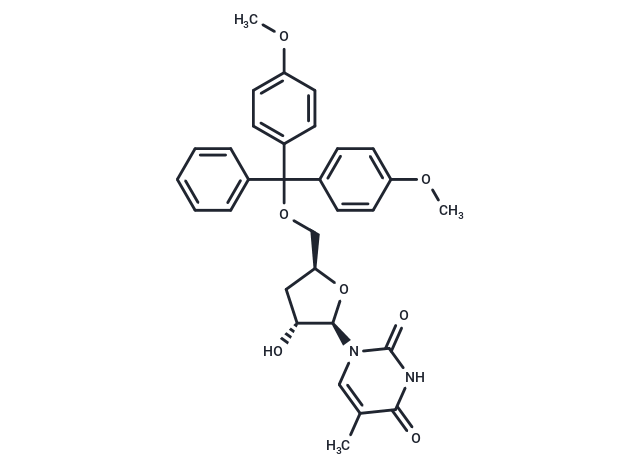 5’-O-(4,4-Dimethoxytrityl)-3’-deoxy-5-methyluridine