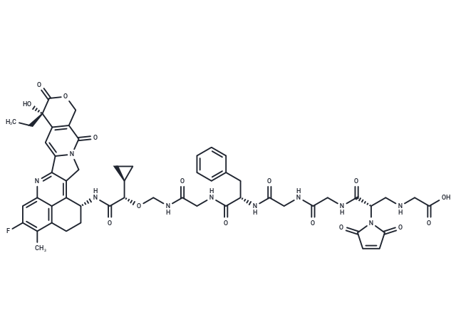 Gly-Mal-Gly-Gly-Phe-Gly-amide-methylcyclopropane-Exatecan