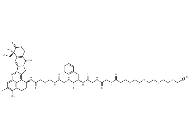 Propargyl-PEG4-GGFG-DXd