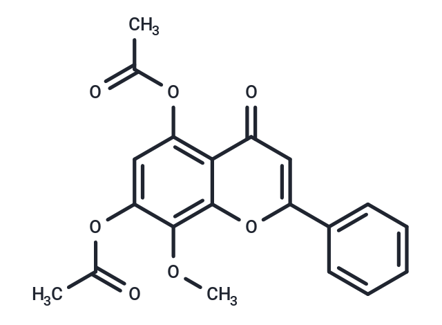 5,7-Diacetoxy-8-methoxyflavone