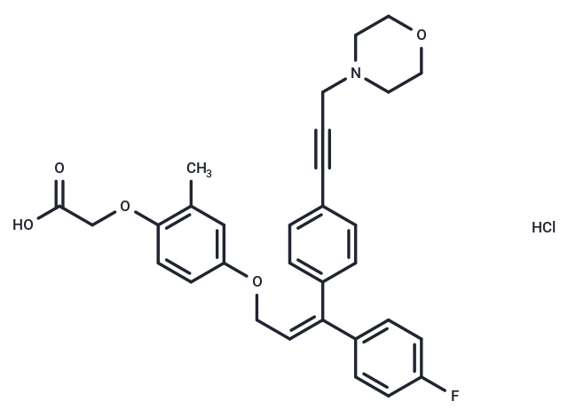 Mavodelpar free acid hydrochloride