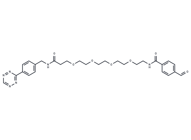 Tetrazine-Ph-PEG4-Ph-aldehyde