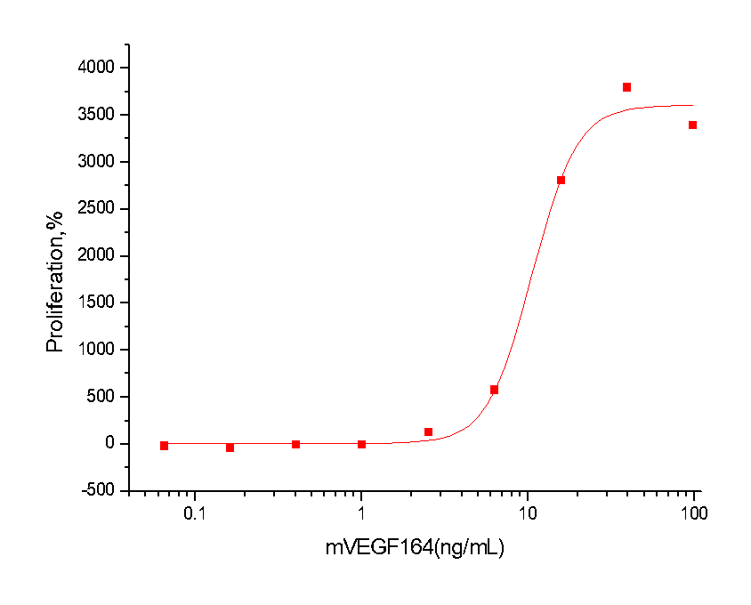 VEGF164 Protein, Mouse, Recombinant