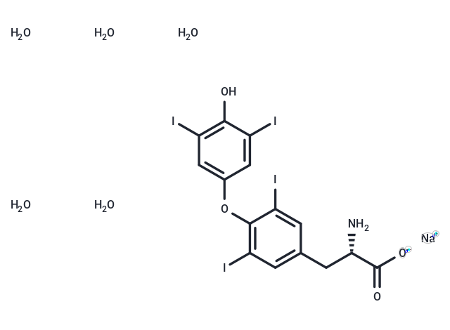 L-Thyroxine sodium salt pentahydrate