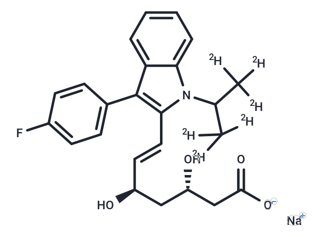 (3S,5R)-Fluvastatin D6 sodium