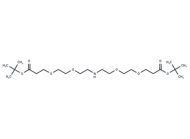 NH-bis(PEG2-C2-Boc)