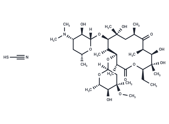 Erythromycin thiocyanate